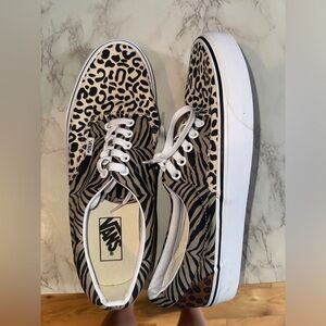 Vans | Size 9.5 M 11 W Amsterdam original VANS | Never Worn Animal Print Vans
